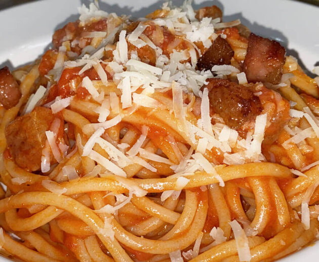 Spaghetti all'amatriciana