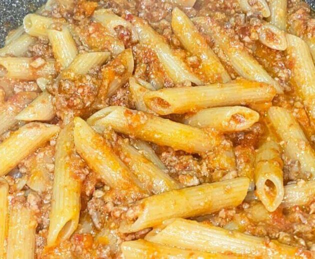 Ragù bolognese con macinato a modo mio